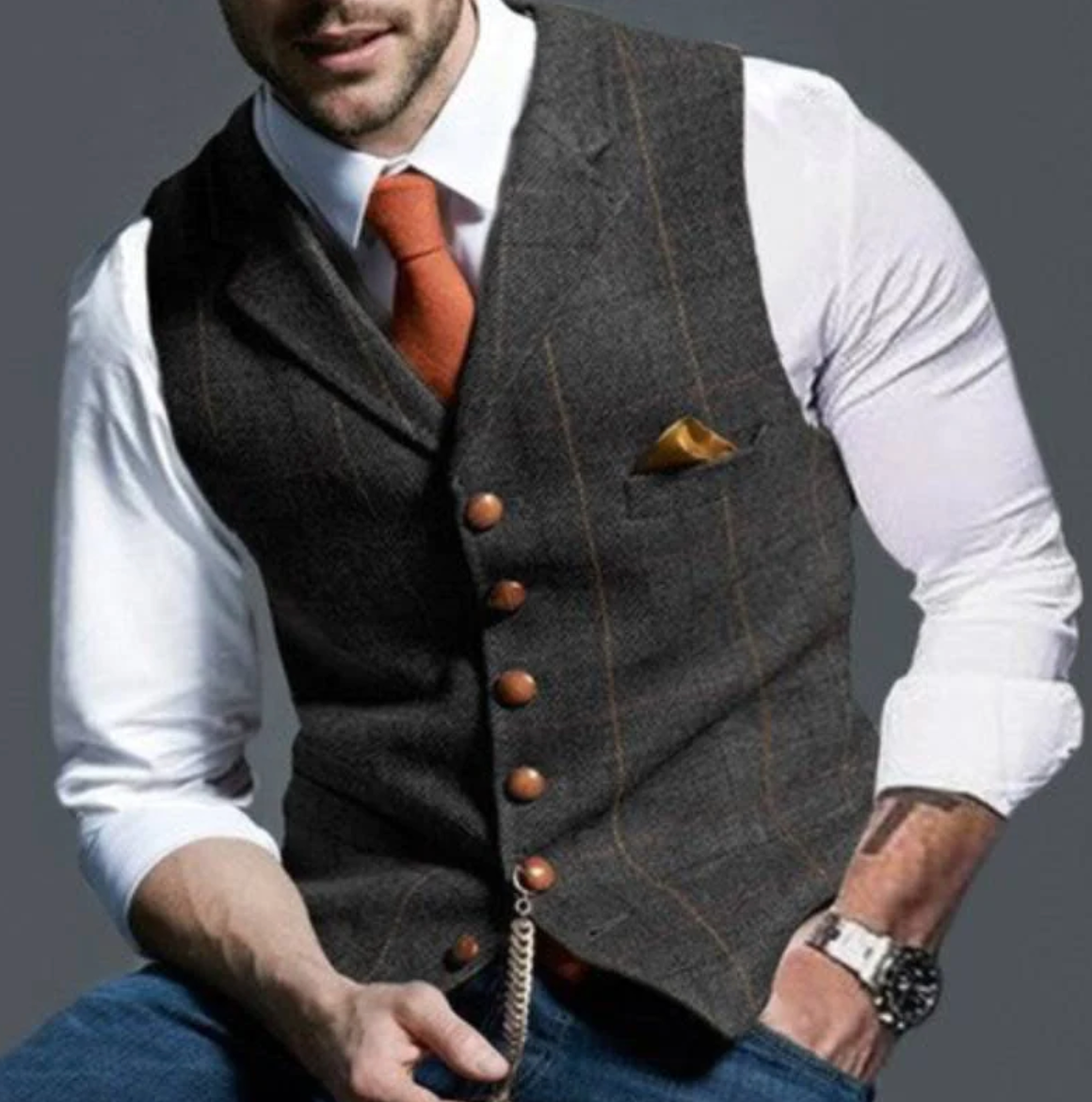 ASILLÉ | Elegant Button Waistcoat
