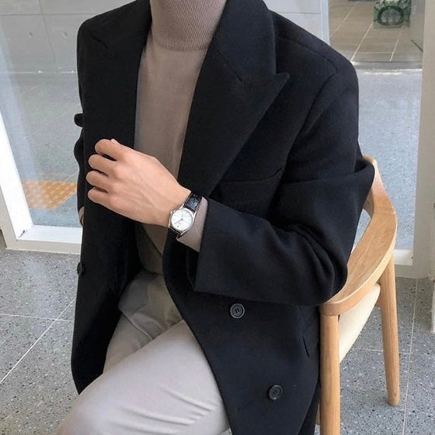 ASILLÉ | Elegant Double Breasted Coat