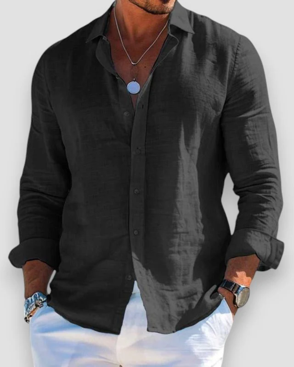 ASILLÉ | Elegant Mykonos Shirt