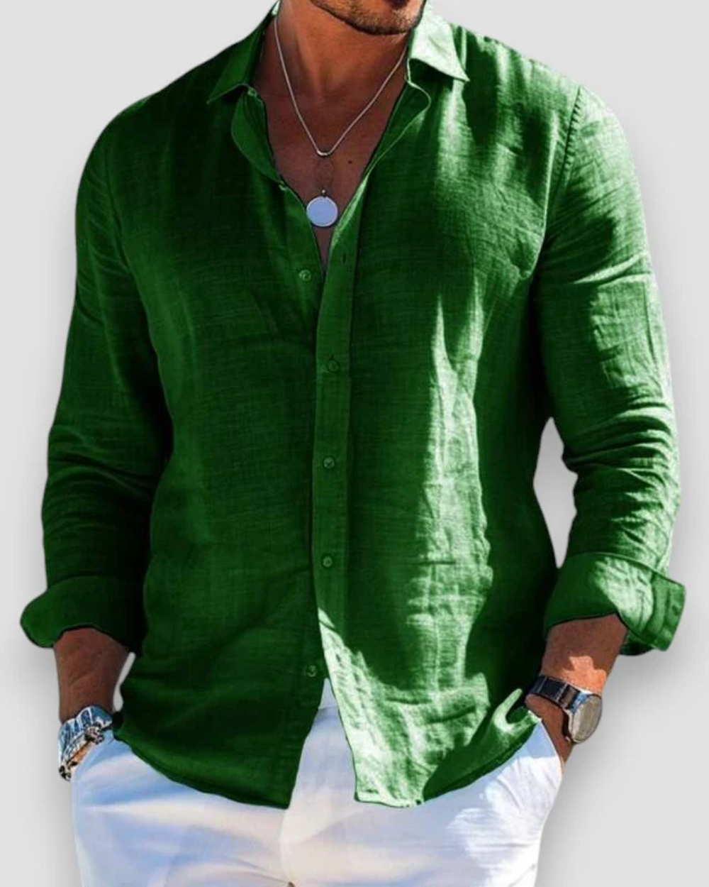 ASILLÉ | Elegant Mykonos Shirt