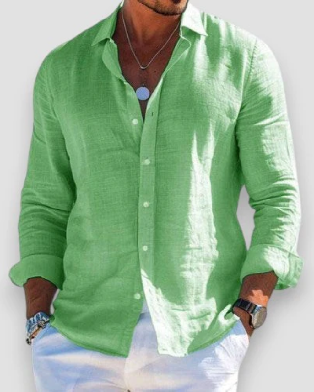 ASILLÉ | Elegant Mykonos Shirt