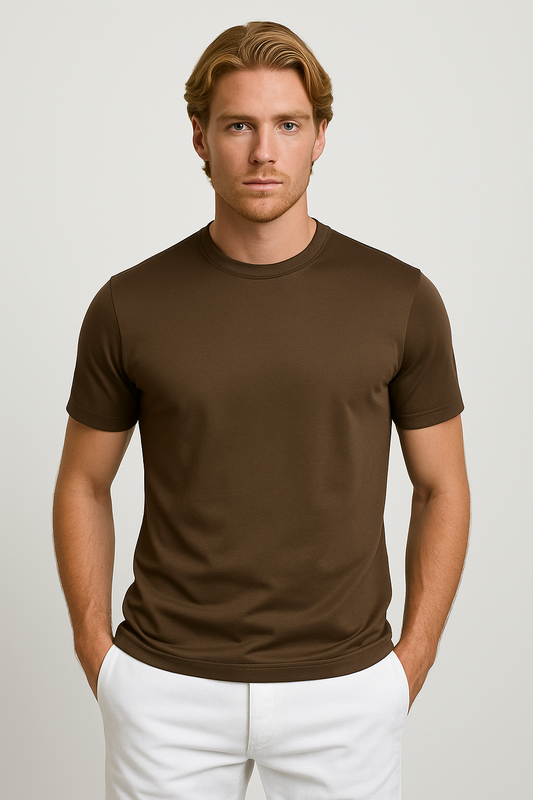 ASILLÉ | Luxury T-Shirt - Mocha