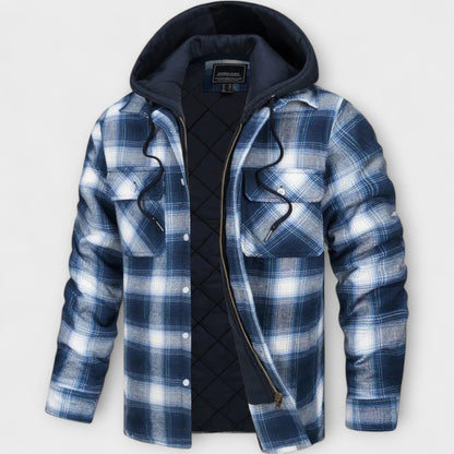 ASILLÉ | Classic Check Hooded Jacket