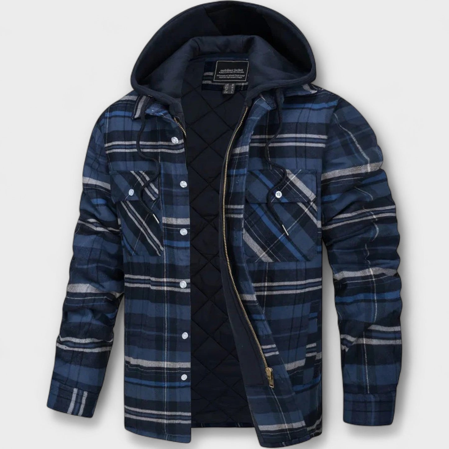 ASILLÉ | Classic Check Hooded Jacket