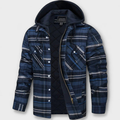 ASILLÉ | Classic Check Hooded Jacket