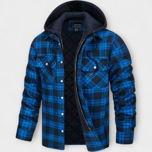 ASILLÉ | Classic Check Hooded Jacket