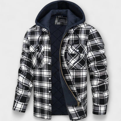 ASILLÉ | Classic Check Hooded Jacket